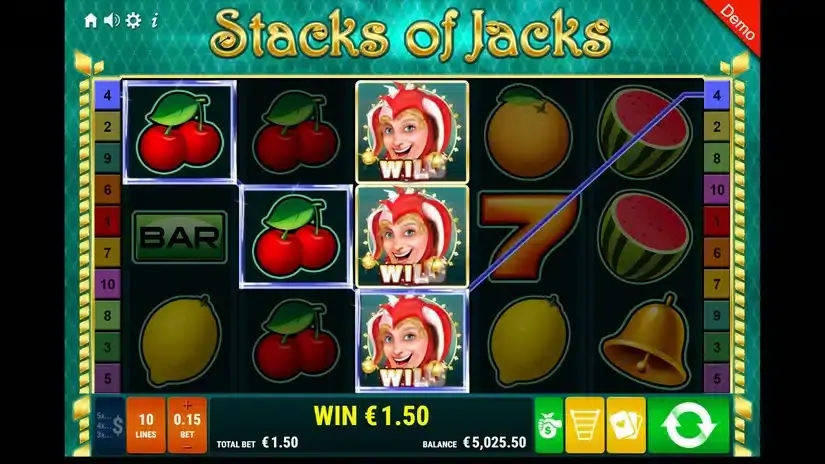Stacks of Jacks slot screenshot 4