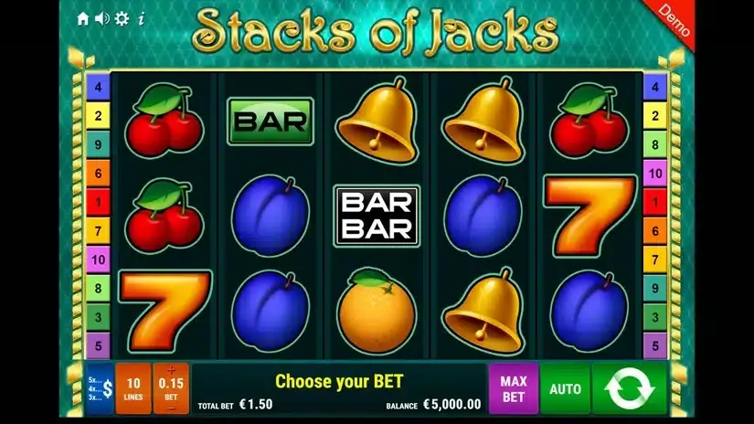 Stacks of Jacks slot screenshot 1
