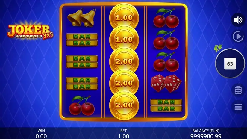 3×5 Joker: Hold The Spin slot screenshot 3