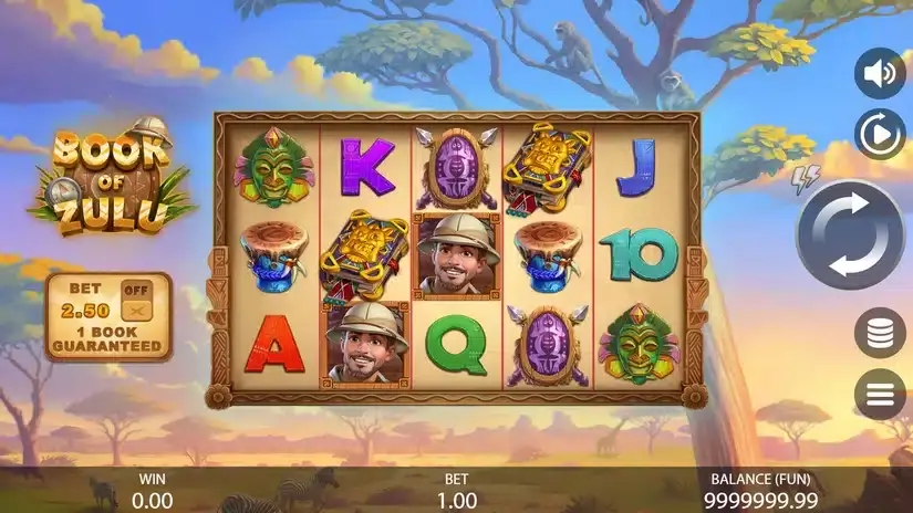 Book of Zulu slot screenshot 1