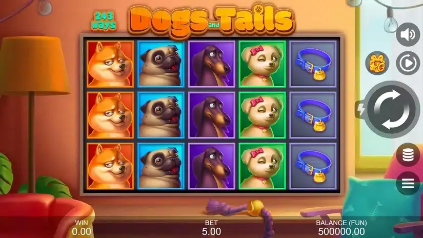 Dogs and Tails slot screenshot 1