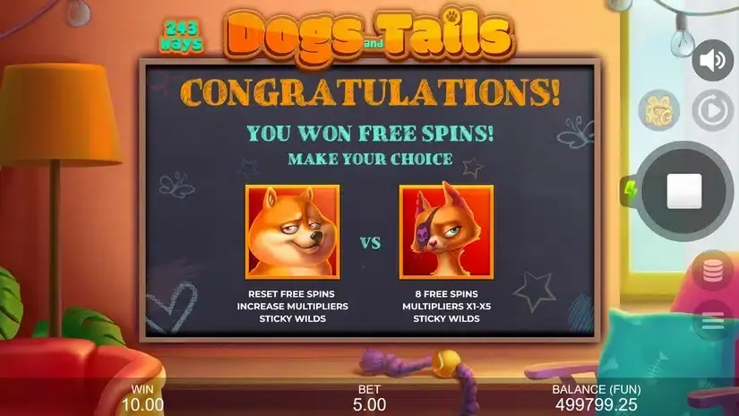 Dogs and Tails slot screenshot 3