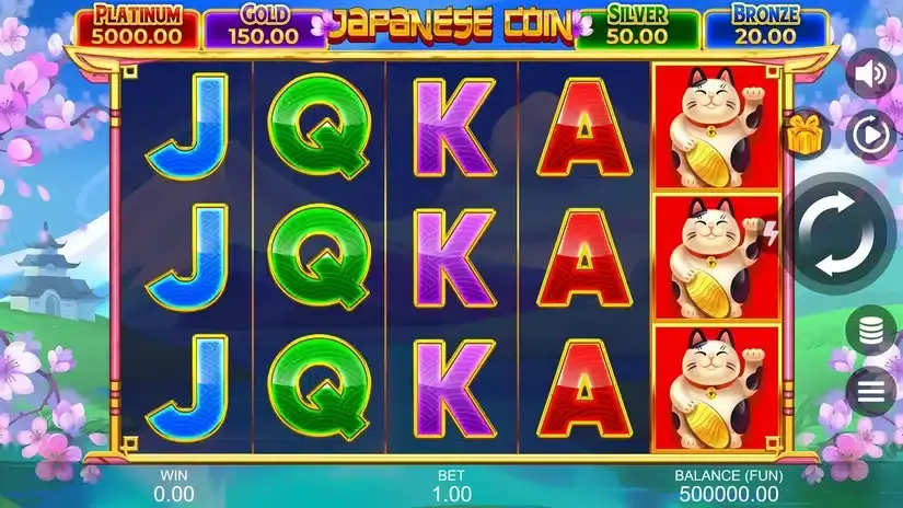 Japanese Coin: Hold The Spin slot screenshot