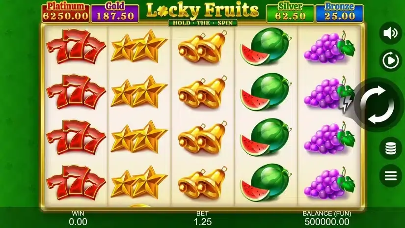 Locky Fruits: Hold the Spin slot screenshot 1
