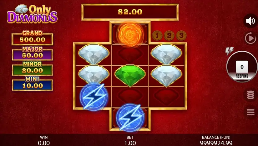 Only Diamonds slot screenshot 5