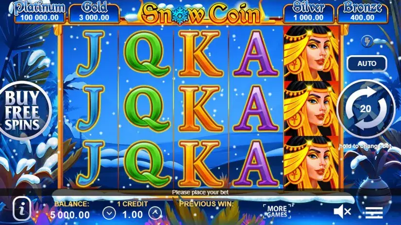 Snow Coin: Hold The Spin slot screenshot 1