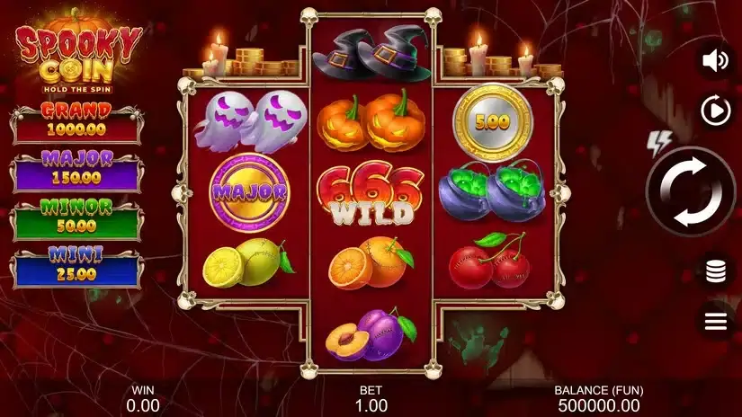 Spooky Coin: Hold The Spin slot screenshot 1