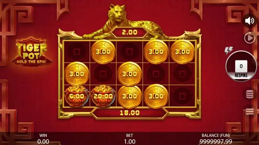 Tiger Pot: Hold The Spin slot screenshot 5