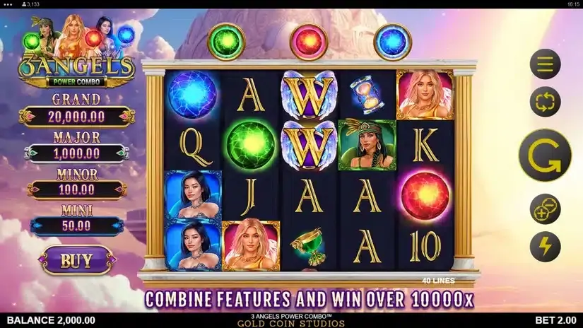 3 Angels Power Combo slot screenshot 1