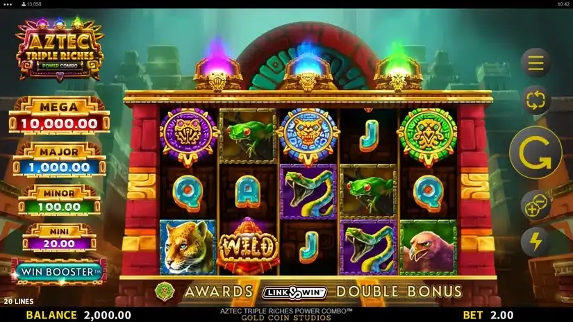 Aztec Triple Riches Power Combo slot screenshot 1