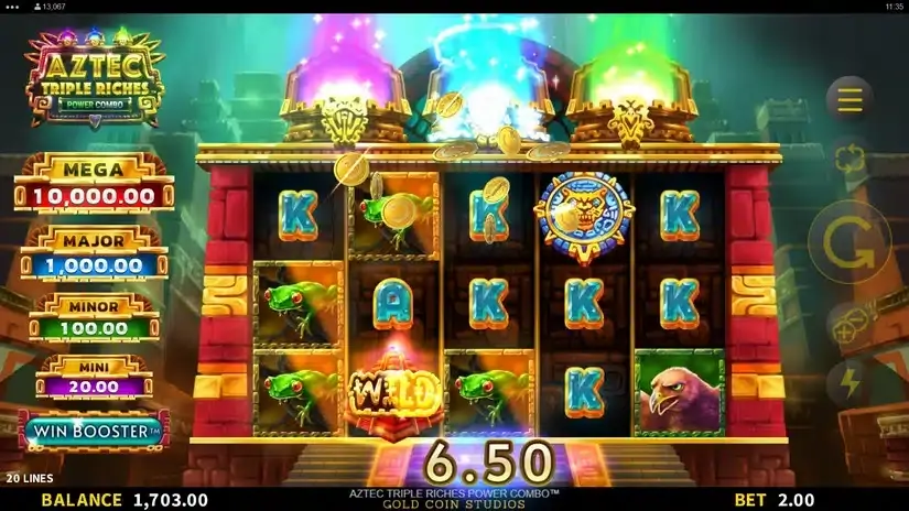 Aztec Triple Riches Power Combo slot screenshot 4