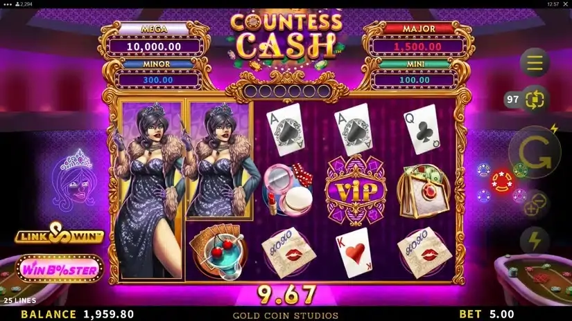 Countess Cash slot screenshot 3