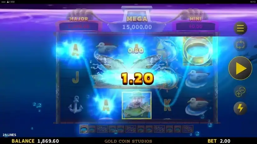 Fishing Deeper Floats of Cash slot screenshot 4