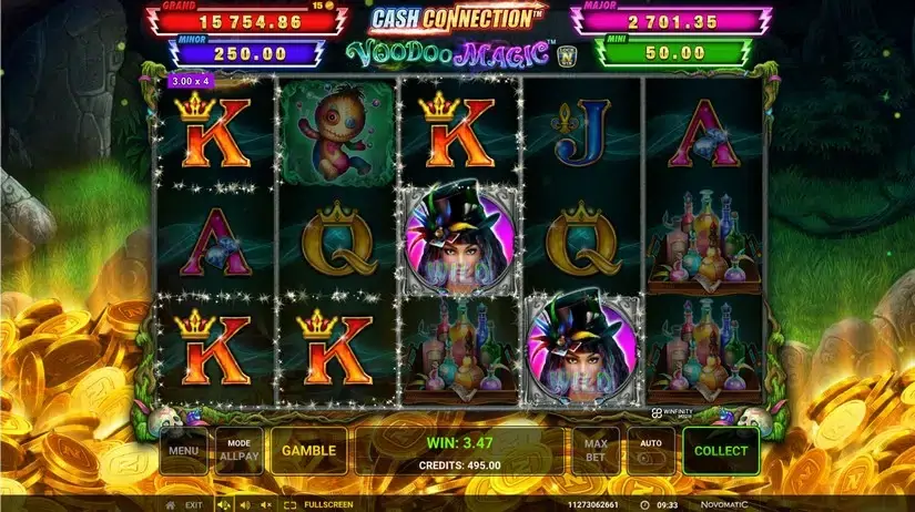 Cash Connection – Voodoo Magic slot screenshot 2