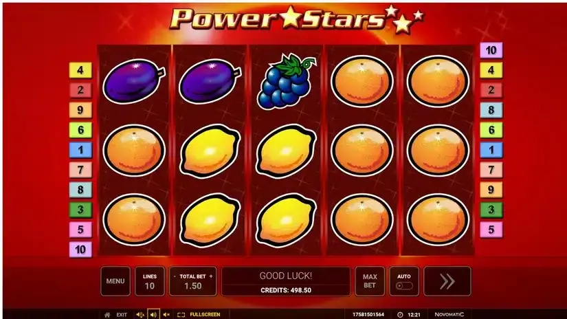 Power Stars slot screenshot 1