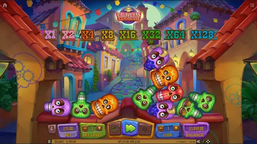 Calaveras Explosivas slot screenshot 3