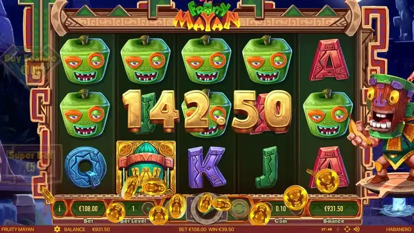 Fruity Mayan slot screenshot 5