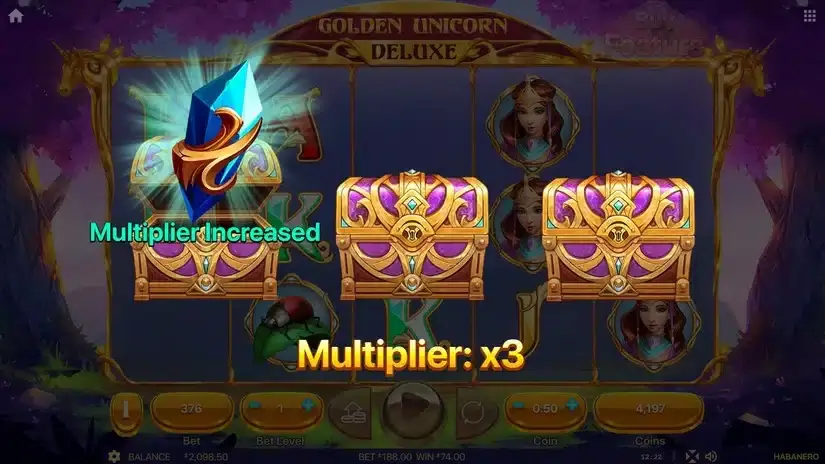Golden Unicorn Deluxe slot screenshot 8