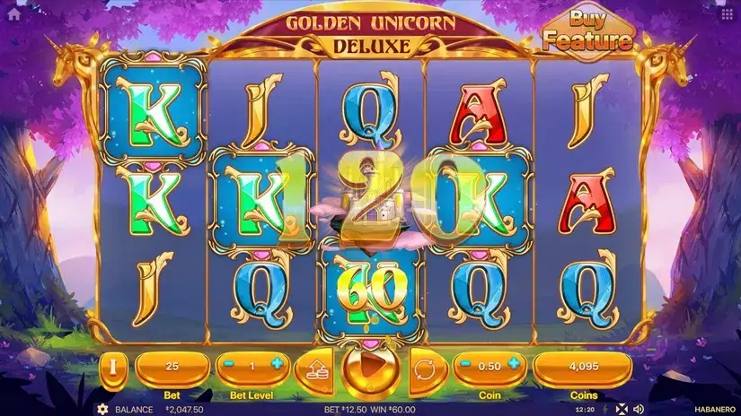 Golden Unicorn Deluxe slot screenshot 2