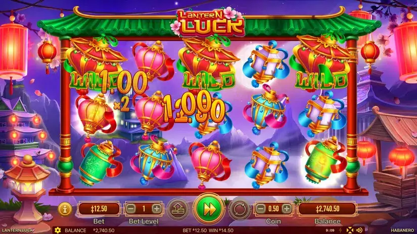Lantern Luck slot screenshot 4