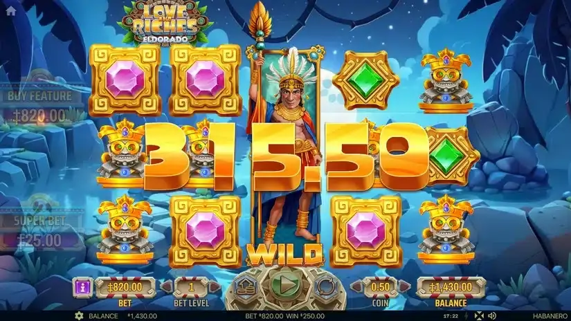 Love And Riches: Eldorado slot screenshot