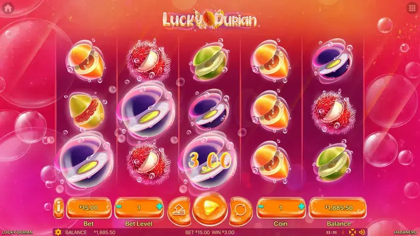 Lucky Durian slot screenshot 2