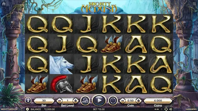 Mighty Medusa slot screenshot 1