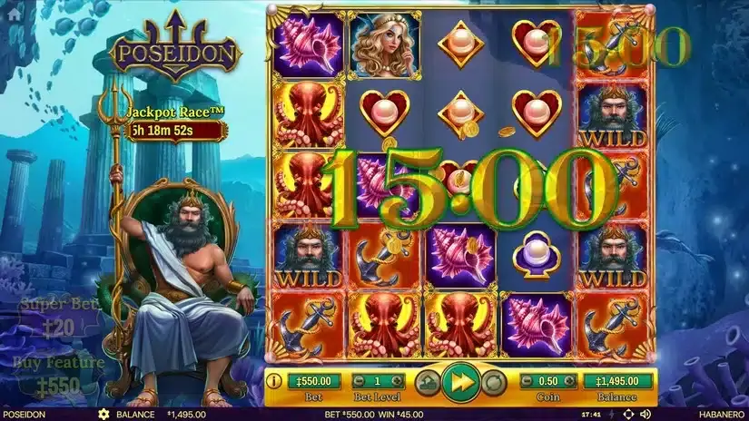 Poseidon slot screenshot 5
