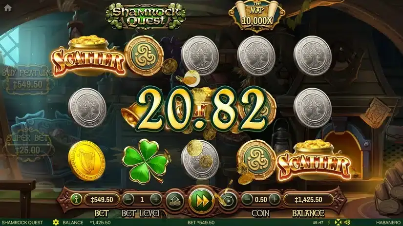 Shamrock Quest slot screenshot 2