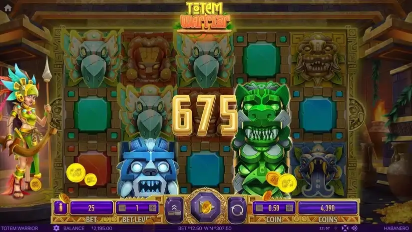 Totem Warrior slot screenshot 6