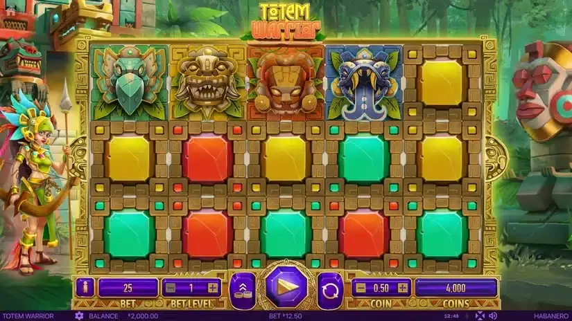 Totem Warrior slot screenshot 1