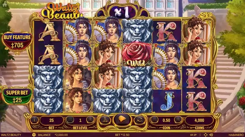 Waltz Beauty slot screenshot 1