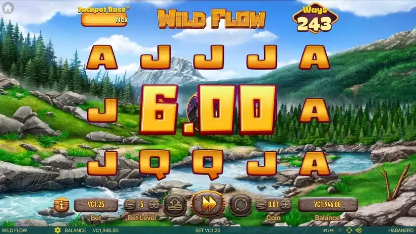 Wild Flow slot screenshot 4