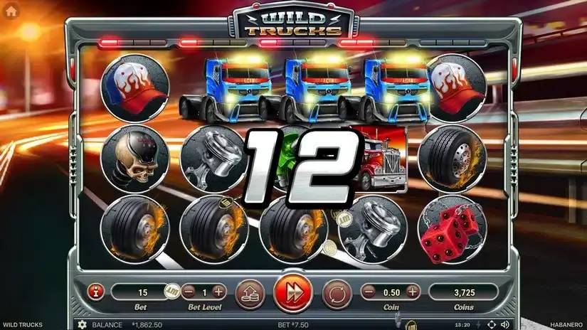 Wild Trucks slot screenshot 2