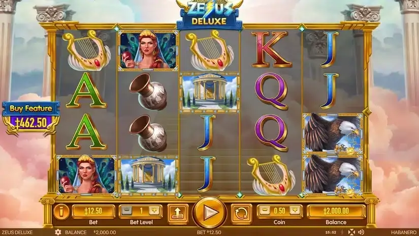 Zeus Deluxe slot screenshot 1