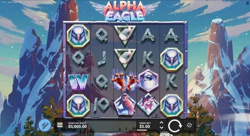 Alpha Eagle slot screenshot