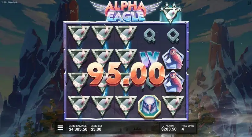 Alpha Eagle slot screenshot