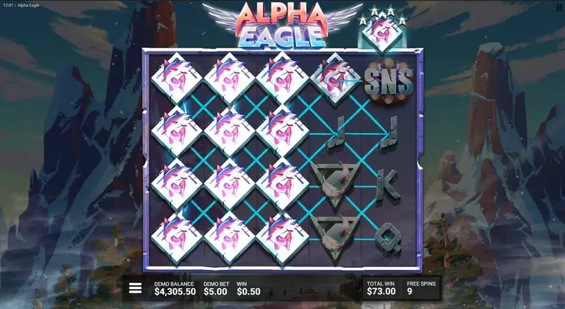 Alpha Eagle slot screenshot 7