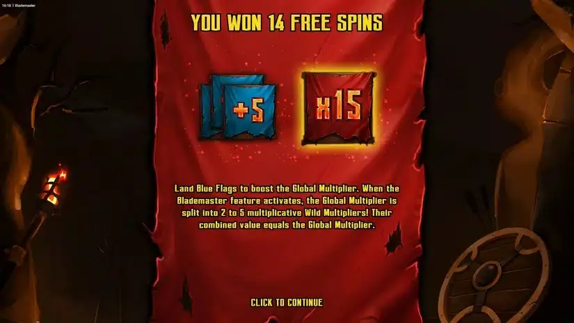 Blade Master slot screenshot 3