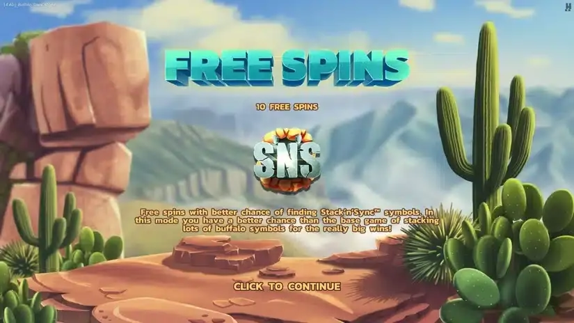 Buffalo Stack ‘n’ Sync slot screenshot 5