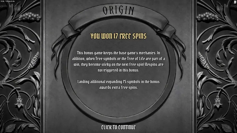 Circle of Life slot screenshot 4