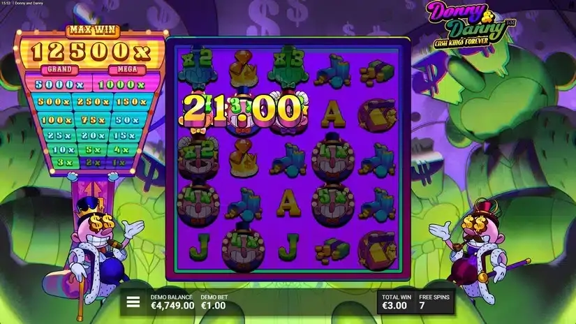 Donny And Danny slot screenshot 5