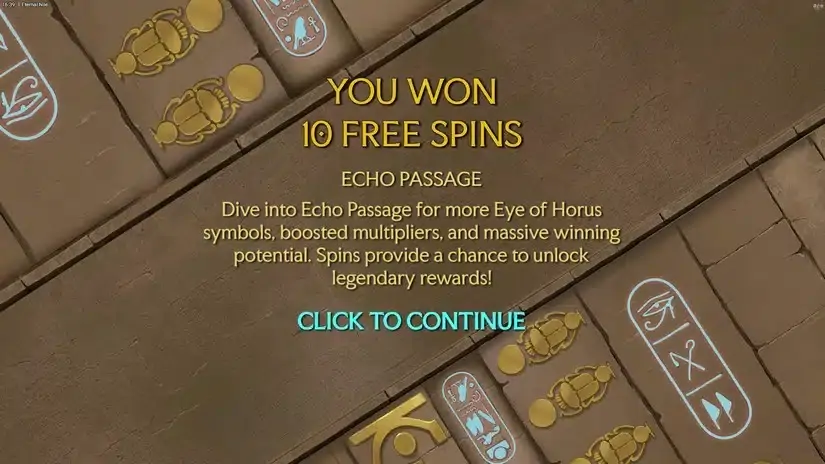 Eternal Nile slot screenshot 3