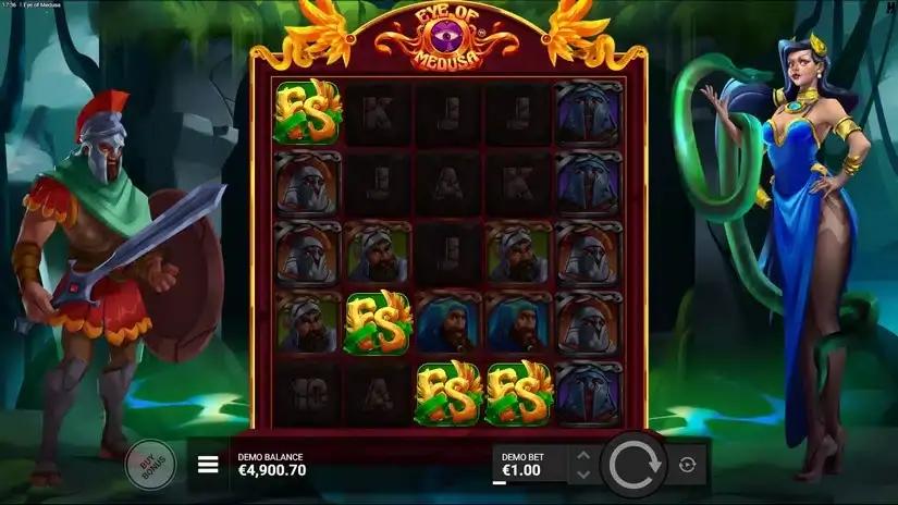 Eye of Medusa slot screenshot 2