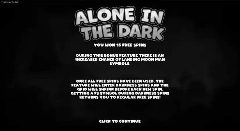 Fear the Dark slot screenshot 2