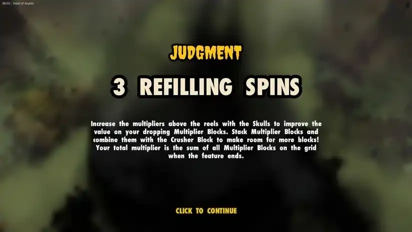 Hand of Anubis slot screenshot 9