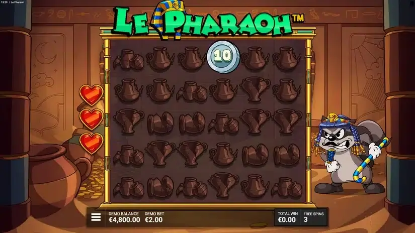 Le Pharaoh slot screenshot 4