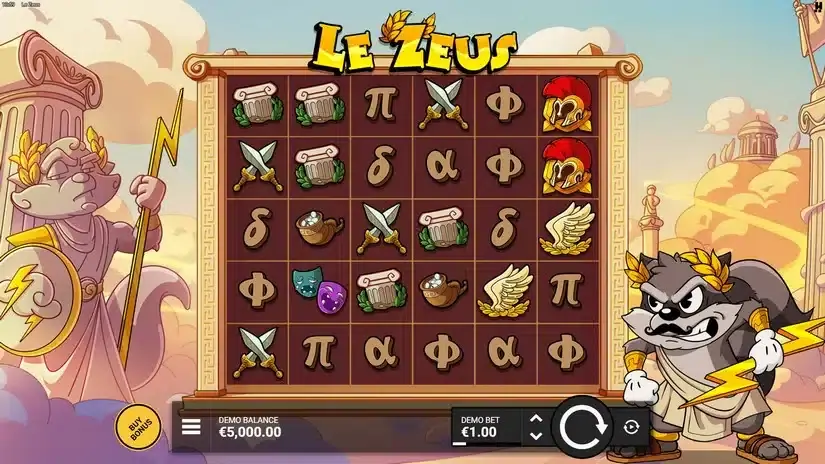 Le Zeus slot screenshot