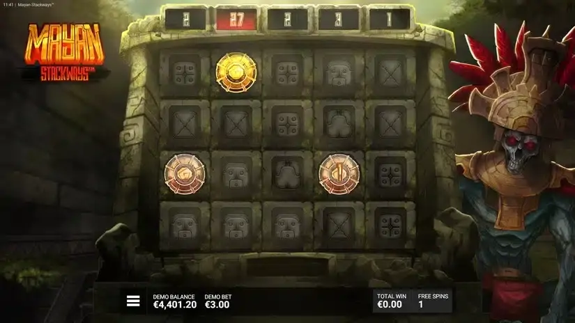 Mayan Stackways slot screenshot 4