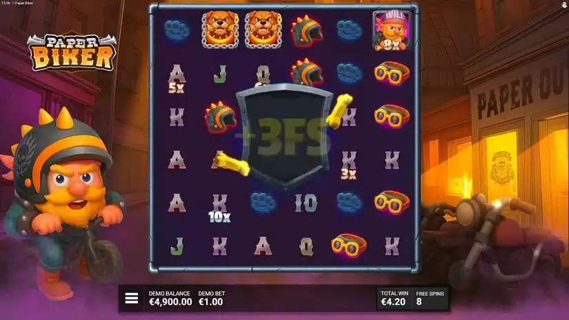 Paper Biker slot screenshot 5